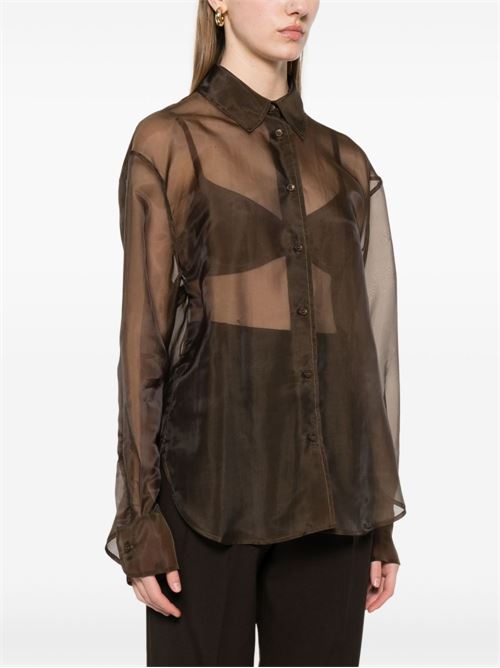 Camicia Peri Sheer THE FRANKIE SHOP | CHFS1638200BROWN